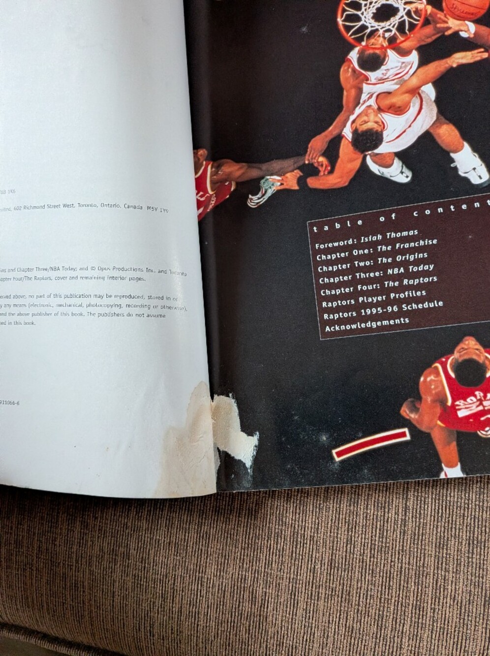 1994 Toronto Raptors Book - Picture 4 of 5